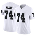 LV.Raiders #74 Kolton Miller Player White Limited Vapor F.U.S.E. Home Game Ldoa Stitched Jerseys