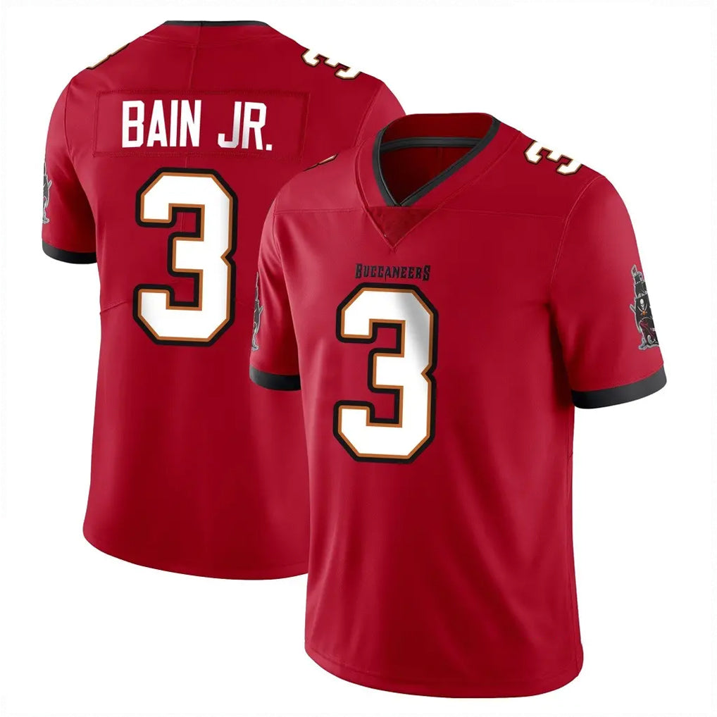 TB.Buccaneers #3 Rueben Bain Jr. Player Red Limited Vapor F.U.S.E. Home Game Ldoa Stitched Jerseys