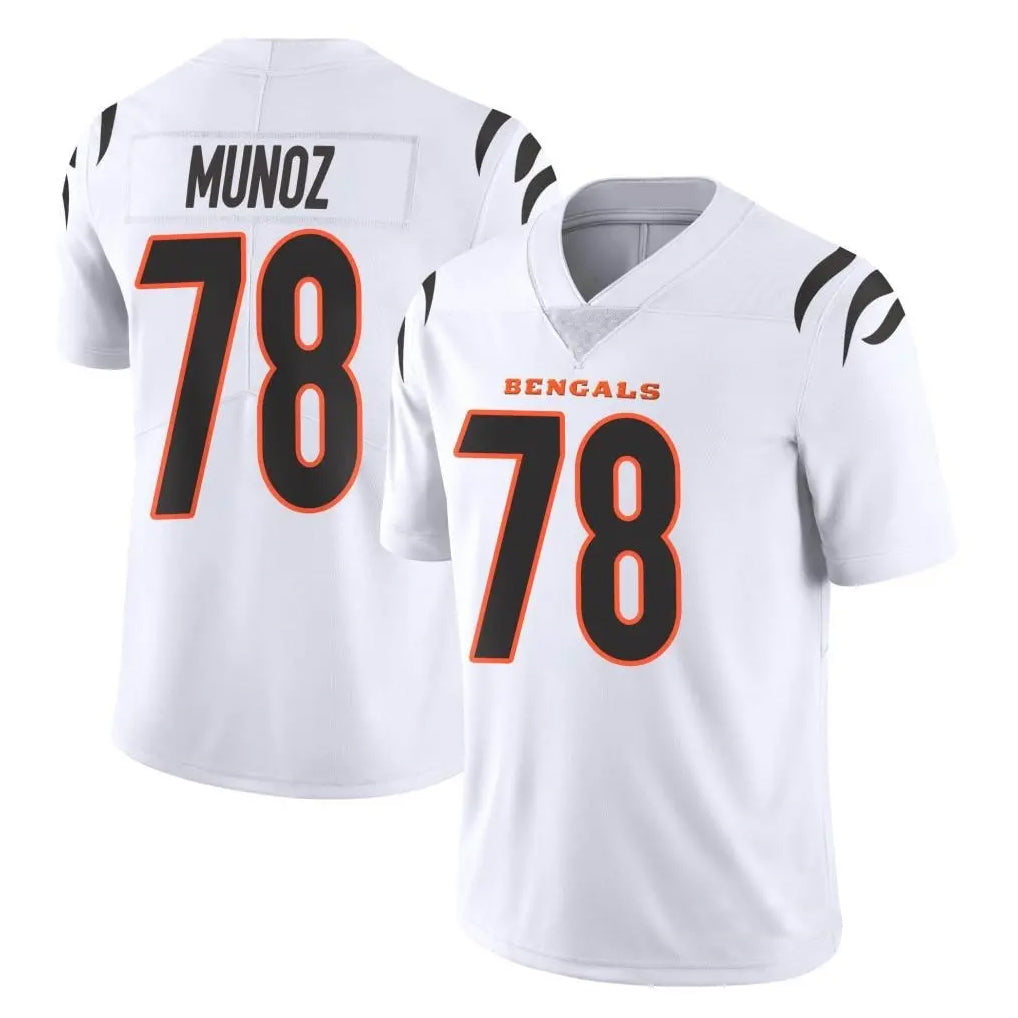 C.Bengals #78 Anthony Munoz Player White Vapor Untouchable Limited Home Game Ldoa Stitched Jerseys