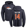 D.Broncos #14 Courtland Sutton Player Navy Pullover Hoodie Limited Ldoa Stitched Jerseys