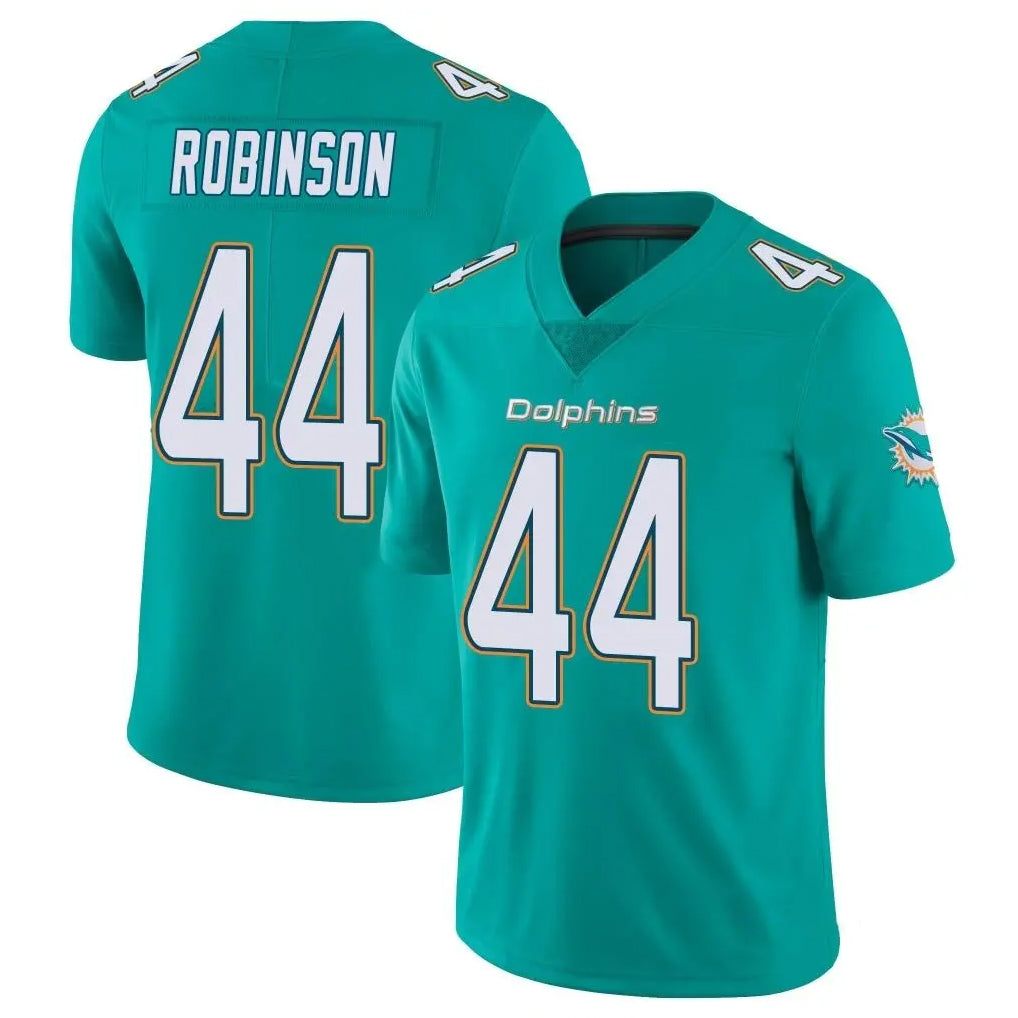 M.Dolphins #44 Chop Robinson Player Aqua Limited Vapor Untouchable Home Game Ldoa Stitched Jerseys