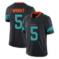 M.Dolphins #5 Jaylen Wright Player Black Limited Pitch Rivalries Collection Home Game Ldoa Stitched Jerseys