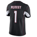 A.Cardinals #1 Kyler Murray Player Black Vapor Limited Home Game Ldoa Stitched Jerseys
