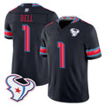 H.Texans #1 Tank Dell Player Navy 2026 Rivalries Vapor Limited Home Game Ldoa Stitched jerseys