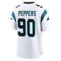 C.Panthers #90 Julius Peppers Player White Home Game Ldoa Stitched Jerseys
