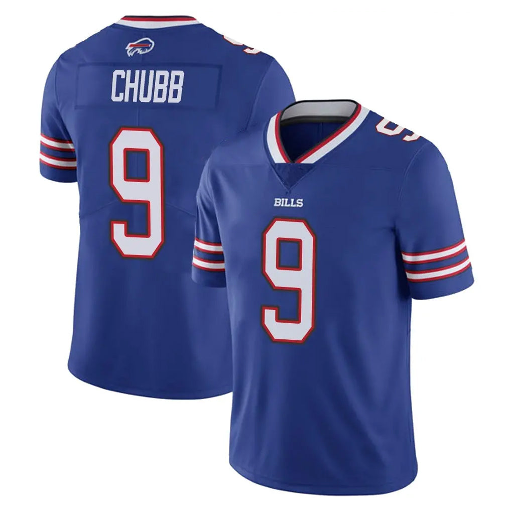 B.Bills #9 Bradley Chubb Player Royal Vapor Untouchable Limited Ldoa Stitched Jerseys