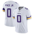 M.Vikings #0 Ivan Pace Jr. Player White Limited Vapor Untouchable Home Game Ldoa Stitched Jerseys