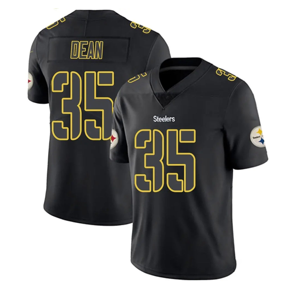 P.Steelers #35 Jamel Dean Player Black Impact Limited Home Game Ldoa Stitched Jerseys