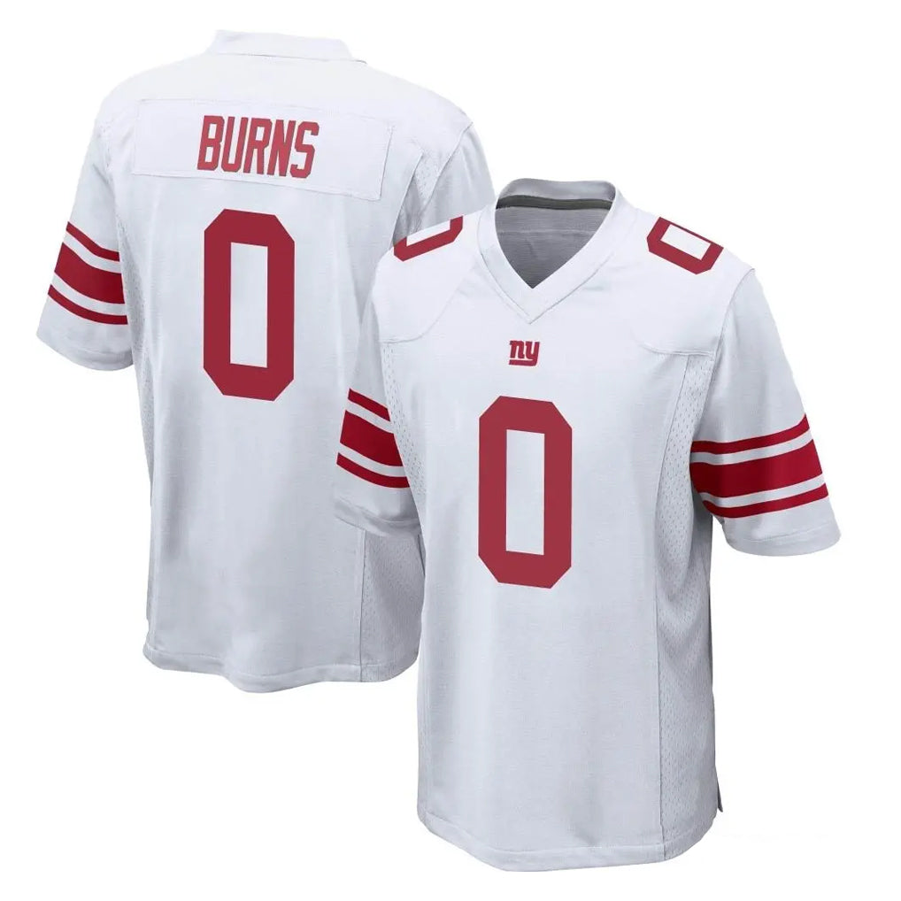 NY.Giants #0 Brian Burns Player White Home Game Ldoa Stitched Jerseys