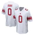 NY.Giants #0 Brian Burns Player White Home Game Ldoa Stitched Jerseys