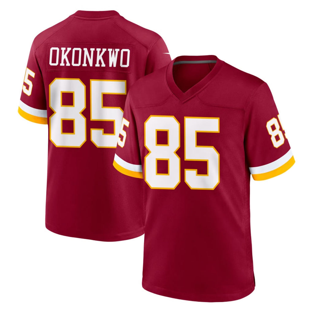W.Commanders #85 Chig Okonkwo Player Burgundy Game Home Ldoa Stitched Jerseys