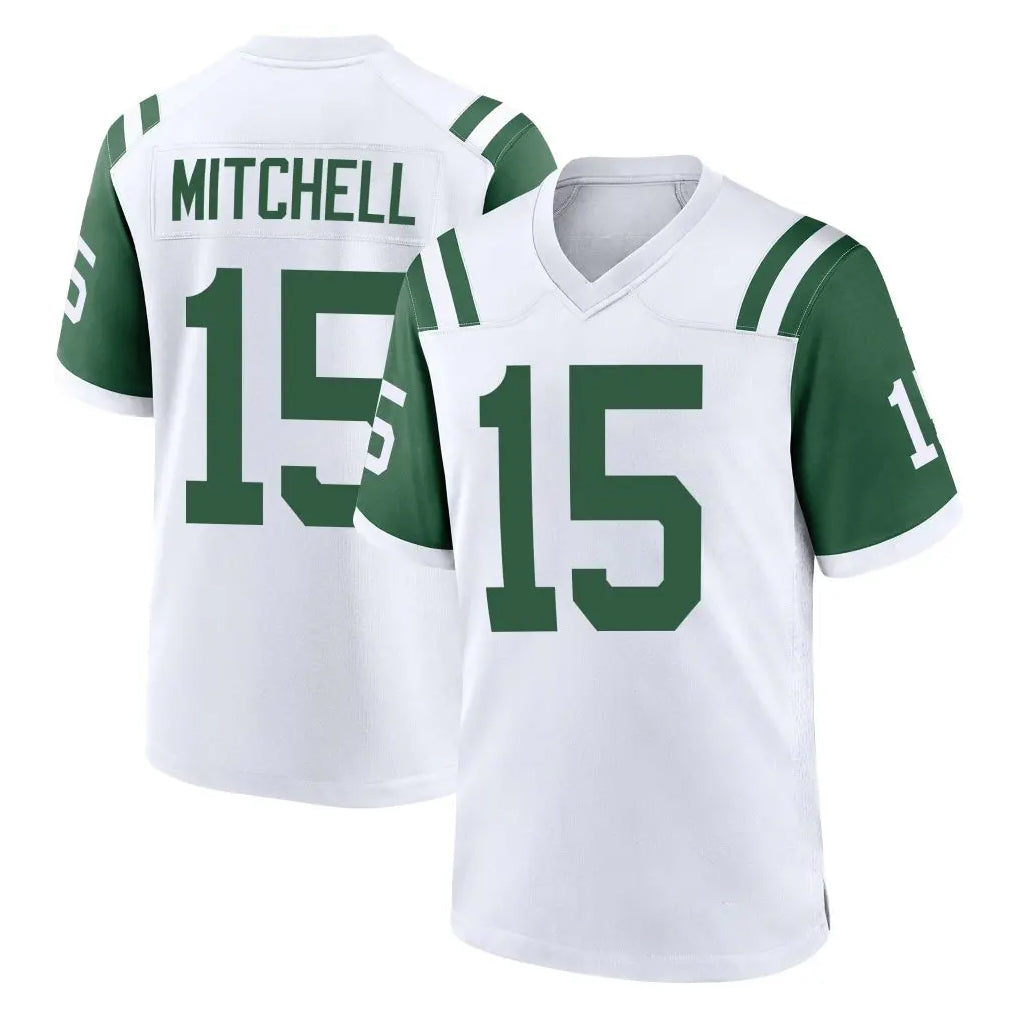 NY.Jets #15 Adonai Mitchell Player White Classic Home Game Ldoa Stitched Jerseys