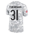 C.Bears #31 Dillon Thieneman Player Arctic Camo Salute to Service Limited Ldoa Stitched Jerseys