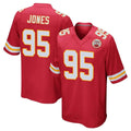 KC.Chiefs #95 Chris Jones Player Red Home Game Ldoa Stitched Jerseys