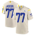 LA.Rams #77 Alaric Jackson Player Bone Home Game Ldoa Stitched Jerseys