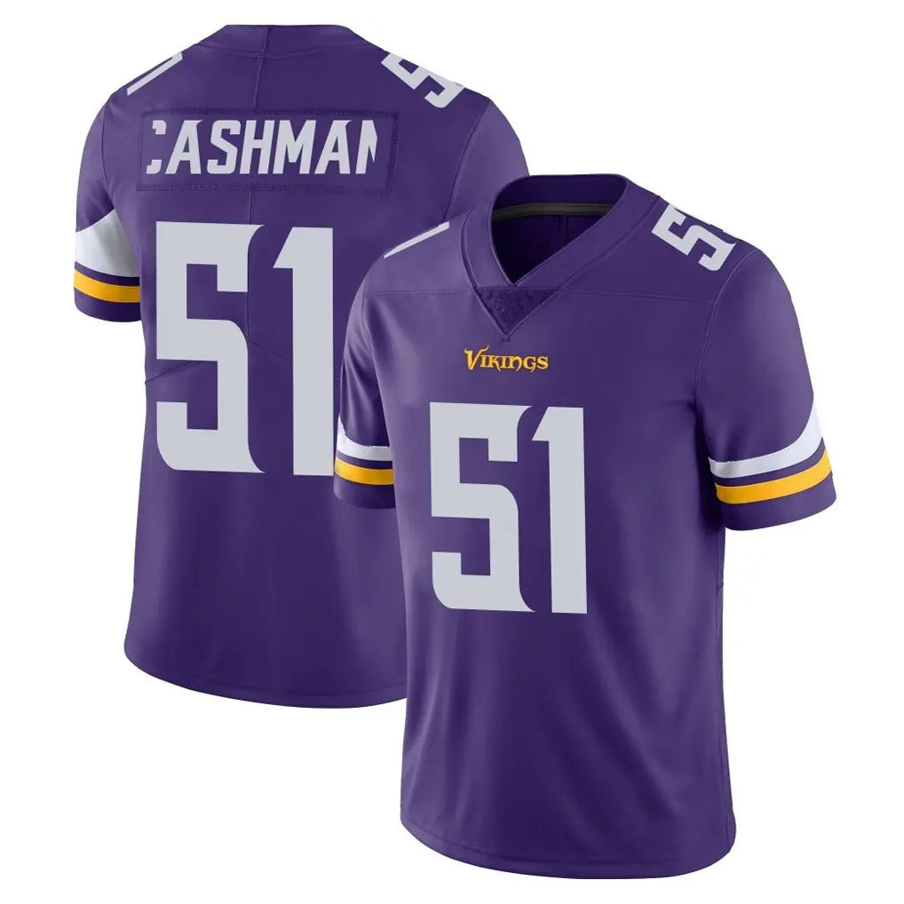 M.Vikings #51 Blake Cashman Player Purple Limited Vapor Untouchable Home Game Ldoa Stitched Jerseys