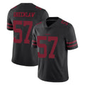 SF.49ers #57 Dre Greenlaw Player Black Alternate Limited Vapor Untouchable Home Game Ldoa Stitched Jerseys