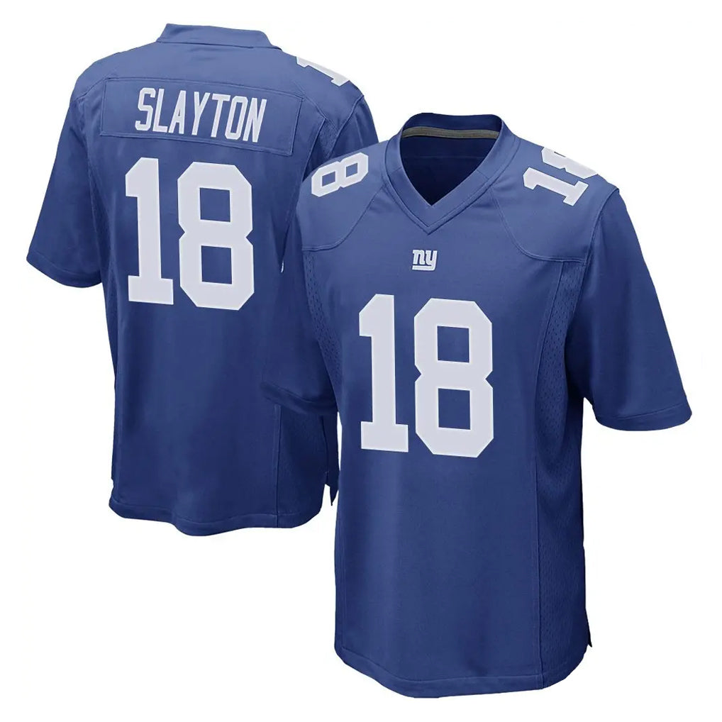 NY.Giants #18 Darius Slayton Player Royal Home Game Ldoa Stitched Jerseys