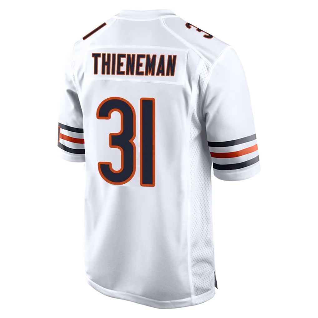 C.Bears #31 Dillon Thieneman Player White Home Game Ldoa Stitched Jerseys
