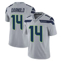 S.Seahawks #14 Sam Darnold Player Gray Limited Vapor Untouchable Home Game Ldoa Stitched Jerseys