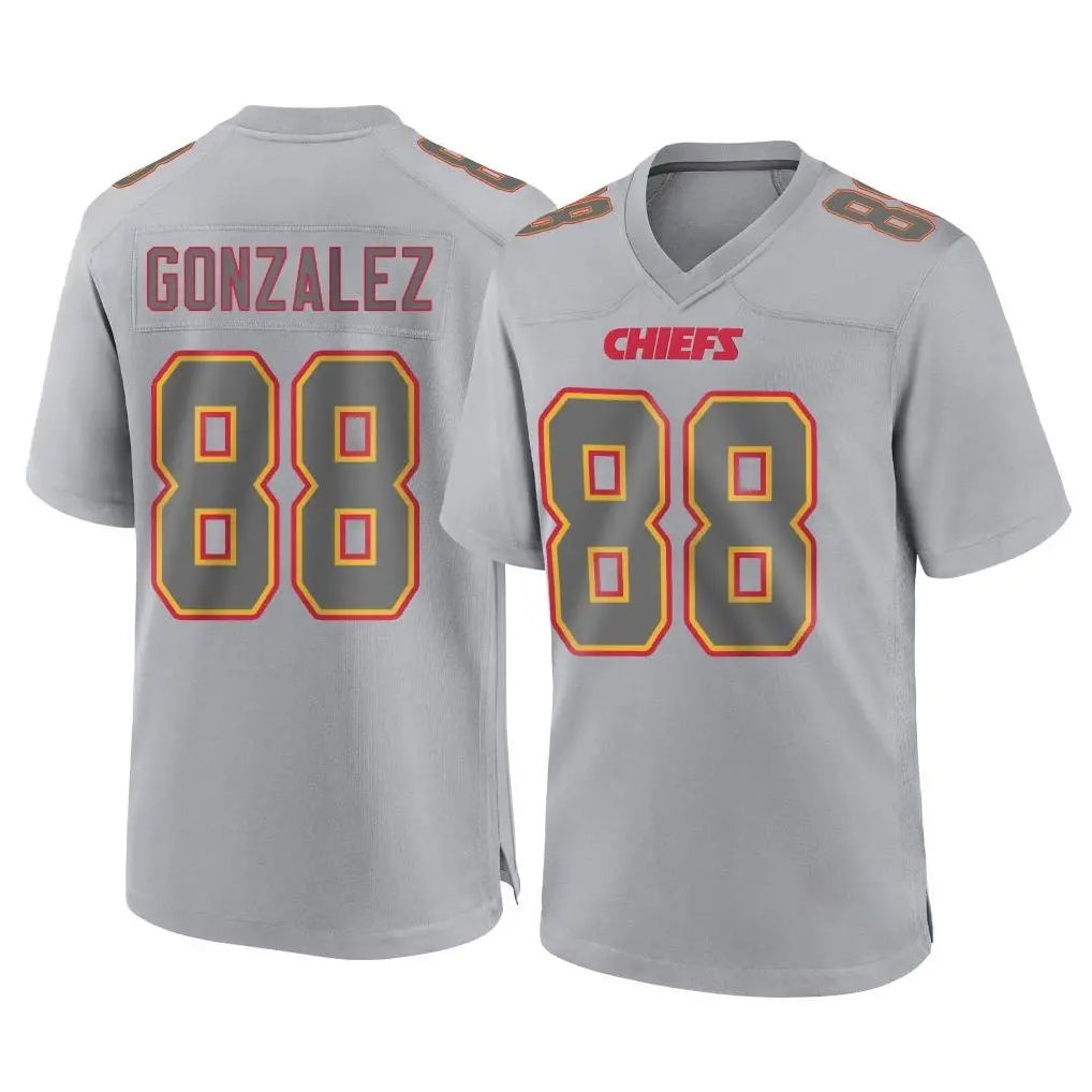 KC.Chiefs #88 Tony Gonzalez Player Gray Atmosphere Fashion Game Ldoa Stitched Jerseys