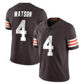 C.Browns #4 Deshaun Watson Player Brown Color Vapor Untouchable Limited Home Game Ldoa Stitched Jerseys
