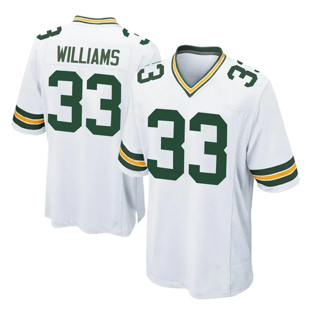 GB.Packers #33 Evan Williams Player White Home Game Ldoa Stitched Jerseys