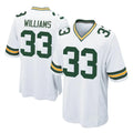GB.Packers #33 Evan Williams Player White Home Game Ldoa Stitched Jerseys