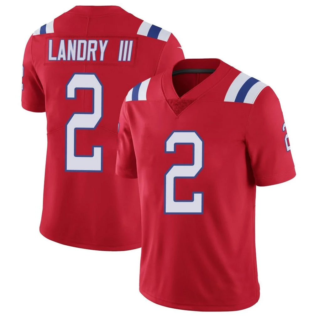 NE.Patriots #2 Harold Landry III Player Red Vapor Untouchable Home Game Ldoa Stitched Jerseys