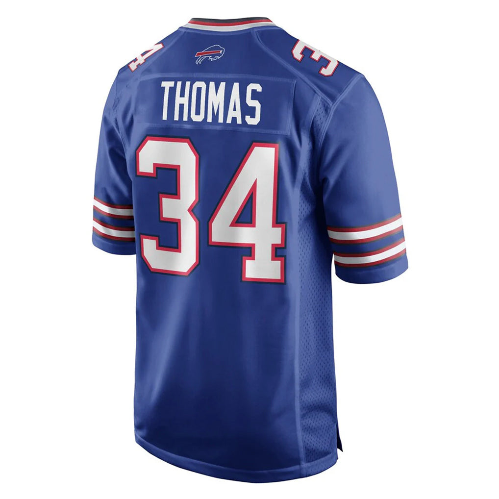 B.Bills #34 Thurman Thomas Player Royal Home Game Ldoa Stitched Jerseys