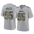 GB.Packers #95 Devonte Wyatt Player Gray Atmosphere Fashion Home Game Ldoa Stitched Jerseys