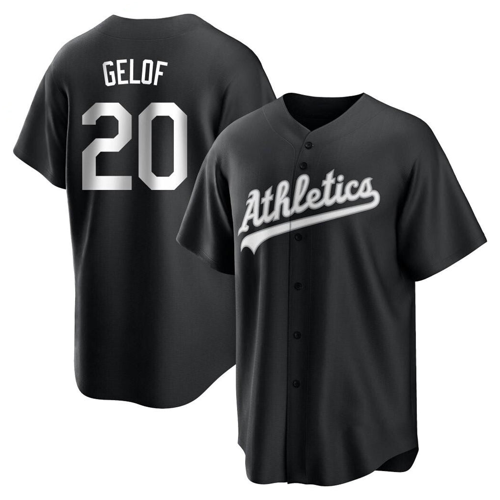 Athletics #20 Zack Gelof Player Black Fashion Home Game Ldoa Stitched Jerseys