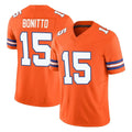 D.Broncos #15 Nik Bonitto Player Orange Limited Alternate Vapor F.U.S.E. Throwback Game Ldoa Stitched Jerseys