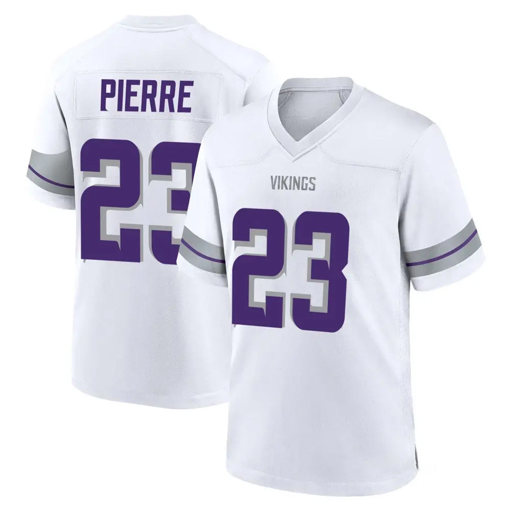 M.Vikings #23 James Pierre Player White Alternate Home Game Ldoa Stitched Jerseys