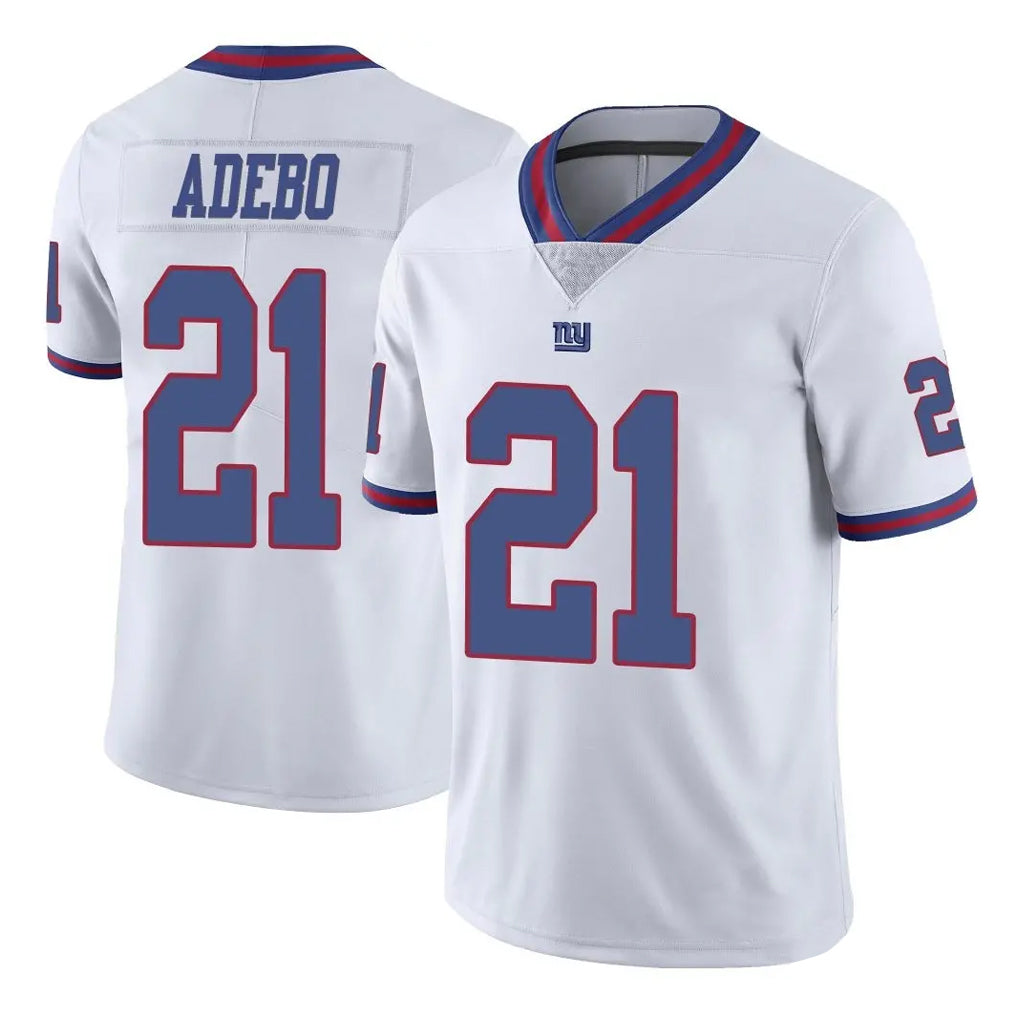 NY.Giants #21 Paulson Adebo Player White Color Rush Home Game Ldoa Stitched Jerseys
