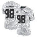 H.Texans #98 Sheldon Rankins Player Arctic Camo Salute To Service Limited Game Ldoa Stitched Jerseys
