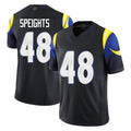 LA.Rams #48 Omar Speights Player Black Midnight Rivalries Collection Limited Home Game Ldoa Stitched Jerseys