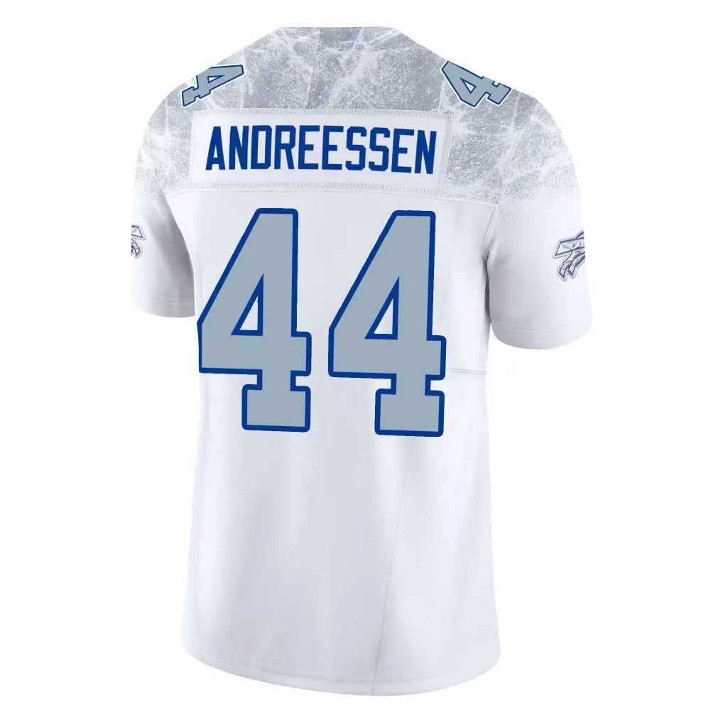 B.Bills #44 Joe Andreessen Player White Rivalries Collection Vapor Limited Ldoa Stitched Jerseys