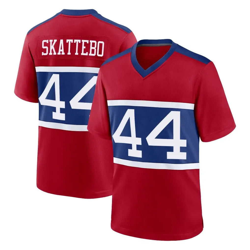NY.Giants #44 Cam Skattebo Player Red Century Home Game Ldoa Stitched Jerseys