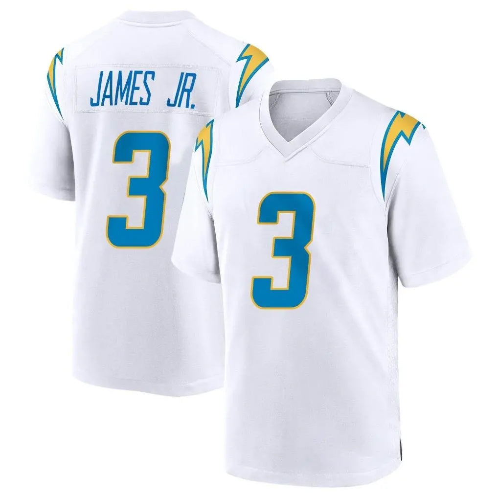 LA.Chargers #3 Derwin James Jr. Player White Home Game Ldoa Stitched Jerseys