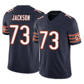 C.Bears #73 Jonah Jackson Player Navy Vapor F.U.S.E. Limited Home Game Ldoa Stitched Jerseys