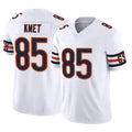 C.Bears #85 Cole Kmet Player White Vapor F.U.S.E. Limited Home Game Ldoa Stitched Jerseys