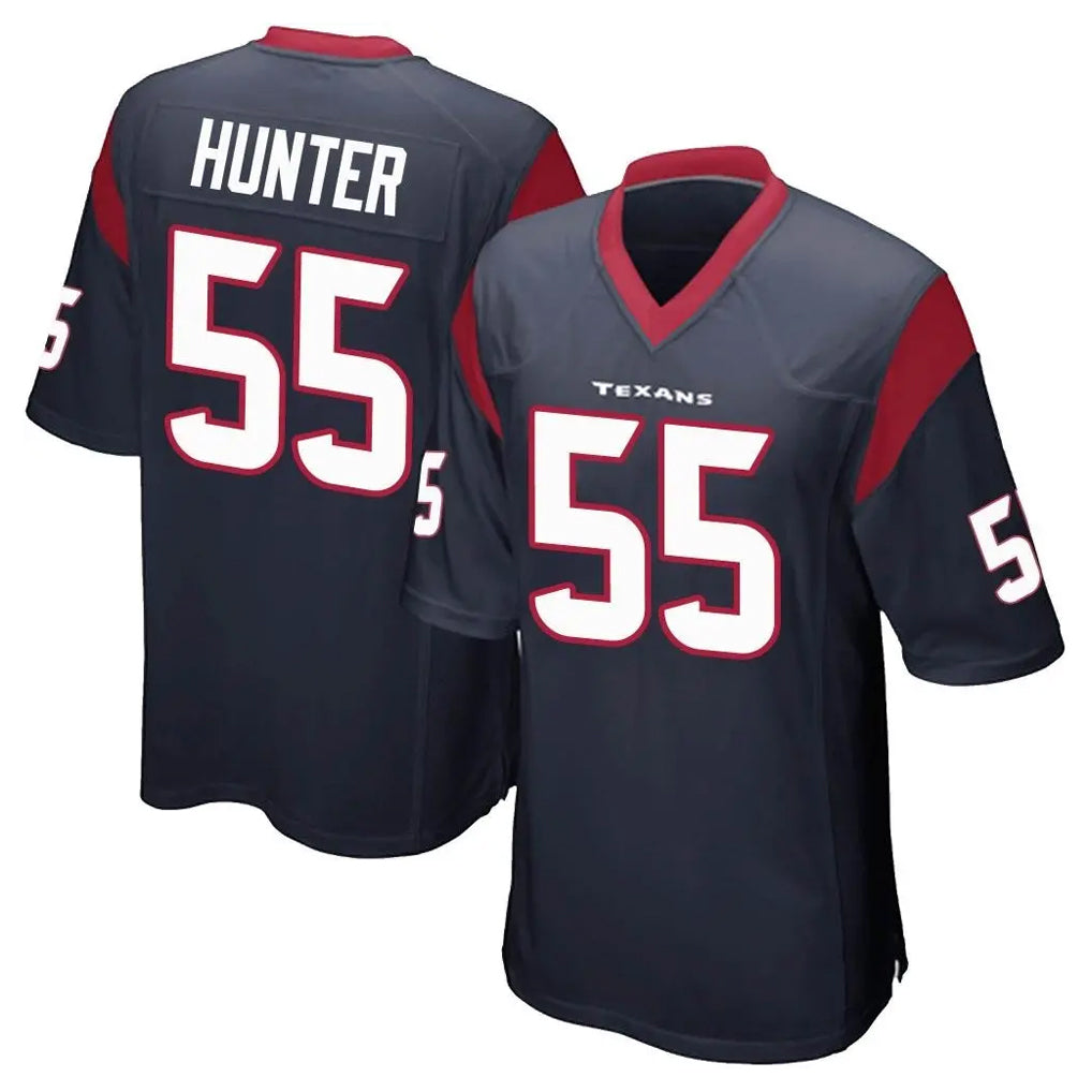 H.Texans #55 Danielle Hunter Player Navy Home Game Ldoa Stitched Jerseys