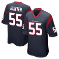 H.Texans #55 Danielle Hunter Player Navy Home Game Ldoa Stitched Jerseys