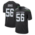 NY.Jets #56 Demario Davis Player Stealth Black Home Game Ldoa Stitched Jerseys