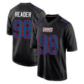 NY.Giants #98 DJ Reader Player Carbon Fashion Limited Home Game Ldoa Stitched Jerseys