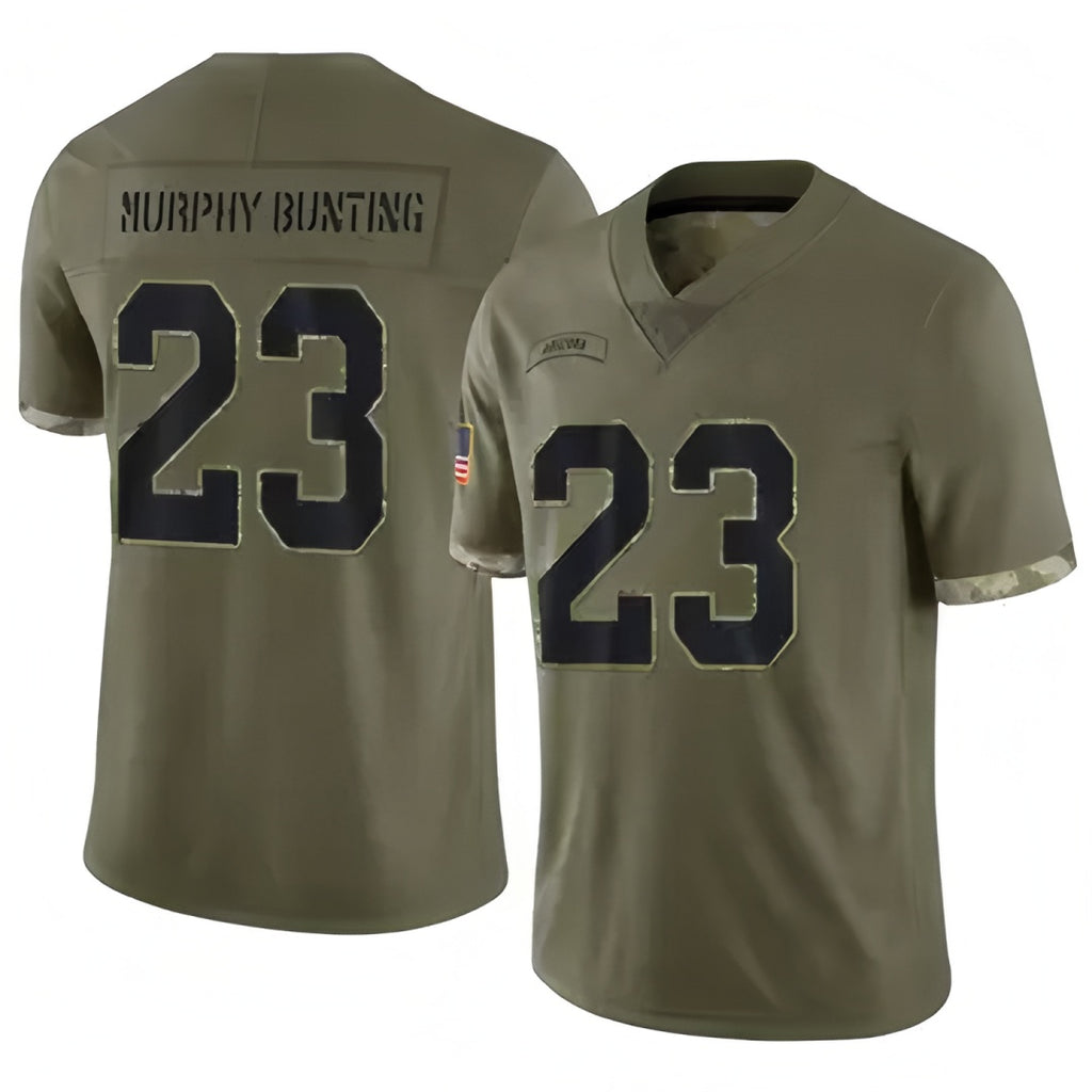 A.Cardinals #23 Sean Murphy-Bunting Player Olive Salute To Service Ldoa Stitched Jerseys