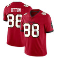 TB.Buccaneers #88 Cade Otton Player Red Limited Vapor Home Game Ldoa Stitched Jerseys