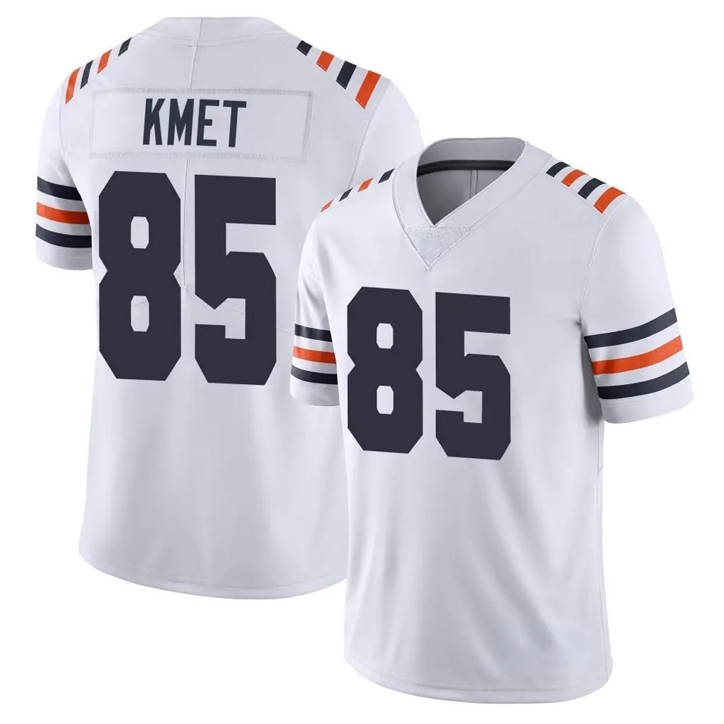 C.Bears #85 Cole Kmet Player White Classic Vapor Limited Home Game Ldoa Stitched Jerseys