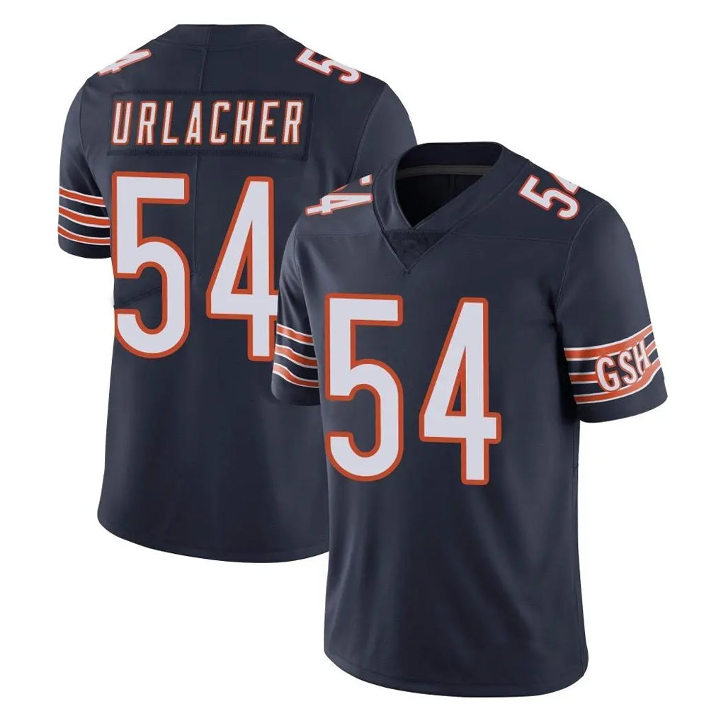 C.Bears #54 Brian Urlacher Player Navy Vapor Untouchable Limited Home Game Ldoa Stitched Jerseys